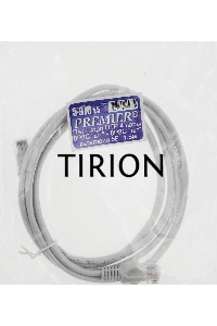 Патч-корд Premier 5-970 1Гбит/с UTP 4 пары cat5E CCA molded 1.5м серый RJ-45 (m)-RJ-45 (m)