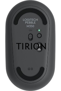 Мышь беспроводная Logitech Pebble M350 графитовый, 1000 dpi, радиоканал, Bluetooth, USB, кнопки - 3