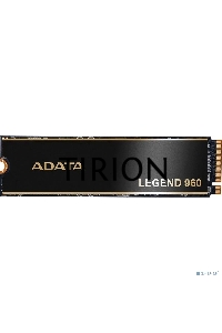 Накопитель SSD ADATA LEGEND 960, 2Tb, PCIe 4.0 x4, M.2 2280, NVMe, R/W 7400/6800, с радиатором