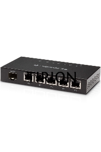 Сетевое оборудование UBIQUITI ER-X-SFP Маршрутизатор 5x Ethernet, 1x SFP, раздача PoE