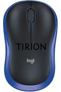 Мышь беспроводная Logitech M185 синий, 1000 dpi, радиоканал, USB, кнопки - 3