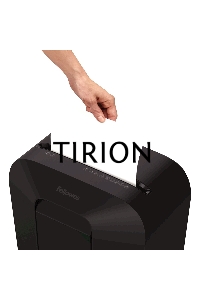 Шредер Fellowes PowerShred LX50 черный (секр.P-4)/перекрестный/9лист./17лтр./скрепки/скобы/пл.карты