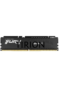Оперативная память Kingston Fury Beast Black, DDR5, 32GB (1x32 GB), 6000 MHz, CL36, радиатор, чёрный