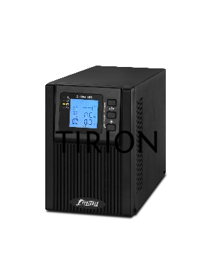 Источник бесперебойного питания PowerMan Online 1000 PLUS (1000ВА/800Вт, Online-Double conversion/LCD Display/USB/Software/RJ11/45,RS-232)