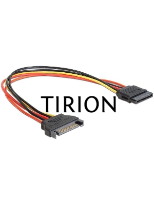 Удлинитель кабеля питания SATA Cablexpert CC-SATAMF-01, 15pin(M)/15pin(F), 30см