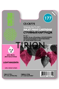 Картридж струйный Cactus CS-C8775 №177 светло-пурпурный (11.4 мл) для HP PS 3213/3313/8253/C5183/C6183/C6283/C7183/C7283/C8183/D7163/D7263/D7363/D7463