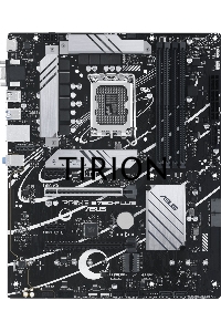 Материнская плата ASUS PRIME B760-PLUS, LGA 1700, Intel B760, 4xDDR5, 4xSATA, 3xM.2, 1xPCIe 4.0 x4, 1xPCIe 5.0 x16, 2xPCIe x1, 1xDP, 1xHDMI, 1xVGA, 2xUSB-A 3.2 Gen 2, 1xUSB-C 3.2 Gen 2x2, 1x 2.5Gb LAN, 3x3.5 мм, 7.1, ATX