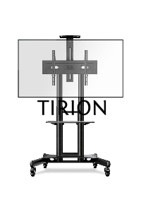 Мобильная стойка ONKRON TS1551 черный