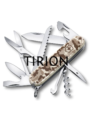 Нож перочинный Victorinox Huntsman (1.3713.941) 91мм 15функций камуфляж пустыни карт.коробка