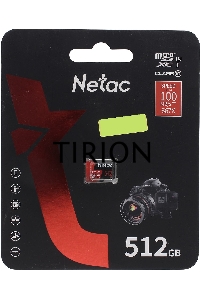 Флеш-накопитель NeTac P500 Extreme Pro MicroSDXC 512GB V30/A1/C10 up to 100MB/s