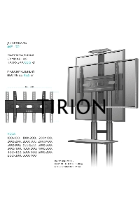Мобильная стойка ONKRON TS1551 черный