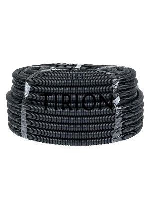 Труба гофрированная FRHF d25мм с протяжкой черн. (уп.75м) Plast PROxima EKF FRHF-25