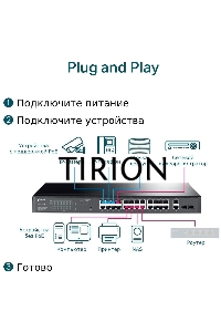 Коммутатор TP-Link TL-SG1428PE Easy Smart 28?портовый гигабитный коммутатор с 24 портами PoE+ SMB