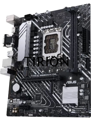 Материнская плата ASUS PRIME B660M-K D4, Socket LGA 1700, Intel B660, 2xDDR4, 4xSATA, 2xM.2, 1xPCI-E 4.0 x16, 2xPCI-E x1, 1xHDMI, 1xVGA, 1x 1Gb LAN, 4xUSB-A 3.2 Gen 1, 2xUSB-A 2.0, 3x3.5 мм, 7.1, mATX