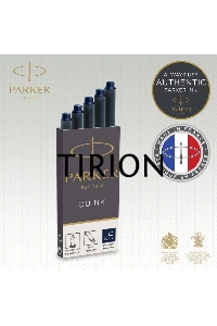 Картридж Parker Quink Z11 (CW1950385) черный/синие чернила для ручек перьевых (5шт)