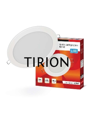 Светильник светодиодный RLP-VC 18Вт 230В 4000К 1440лм 185мм бел. (Аналог Downlight) IP40 IN HOME 4690612023373