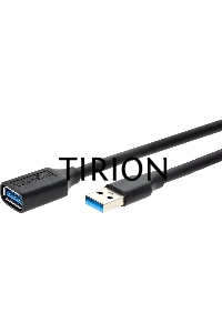 Кабель удлинительный USB3.0 Am-Af 5m Telecom черный (TUS708-5M)