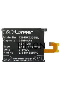 Аккумулятор CameronSino CS-ERZ200SL LIS1543ERPC для Sony Xperia Z2 D6503 3.8V / 3200mAh / 12.16Wh