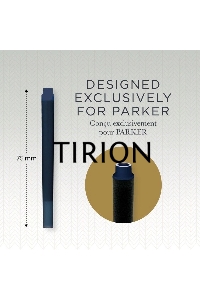 Картридж Parker Quink Z11 (CW1950385) черный/синие чернила для ручек перьевых (5шт)