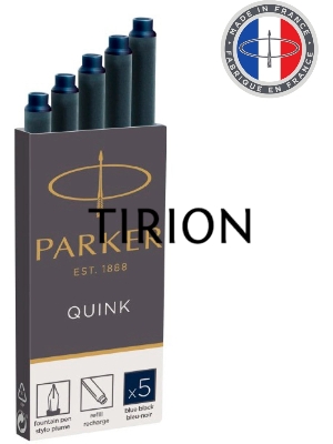 Картридж Parker Quink Z11 (CW1950385) черный/синие чернила для ручек перьевых (5шт)