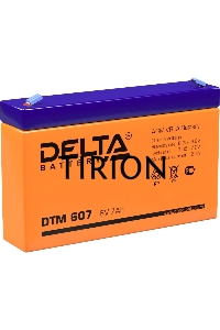 Батарея Delta DTM 607 (6V, 7Ah)