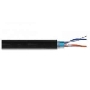 Кабель витая пара U/UTP кат.5E 2х2х24AWG solid CCA PVC сер. (м) PROCONNECT 01-0022-3