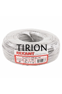 Кабель UTP REXANT 4PR 24AWG, CU (медь), CAT5e, 100 МГц, PVC, серый, бухта 100 м