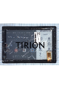Сенсорное стекло (тачскрин) для Irbis TW60 TW90. черное с рамкой