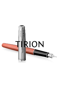 Ручка перьевая Parker Sonnet Essentials SB F545 (CW2169228) LaqOrange CT F сталь нержавеющая подар.кор.