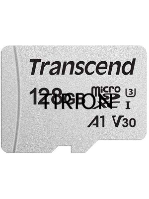 Флеш карта microSD 128GB Transcend microSDXC Class 10 UHS-I U3, V30, A1, (без адаптера), TLC