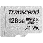 Флеш карта microSD 128GB Transcend microSDXC Class 10 UHS-I U3, V30, A1, (без адаптера), TLC