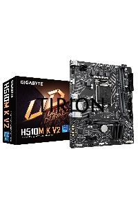 Материнская плата Gigabyte H510M K V2 (rev. 2.0), LGA 1200, Intel Q470, 2xDDR4, 2xSATA, 1xM.2, 1xPCIe 3.0 x16, 1xPCIe 3.0 x1, 1xHDMI, 1x 1Gb LAN, 2xUSB 3.2 Gen 1, 4xUSB 2.0, 3x3.5 мм, 7.1, Micro ATX
