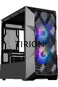 Компьютерный корпус Cooler Master MasterCase TD300 Mesh, USB3.0x2, 2x120ARGBFans, Black, mATX, w/o PSU