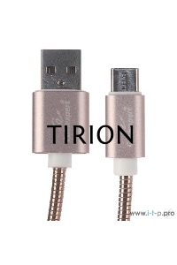 Кабель USB 2.0 Cablexpert CC-G-USBC02Cu-1.8M, AM/Type-C, серия Gold, длина 1.8м, золото, блистер