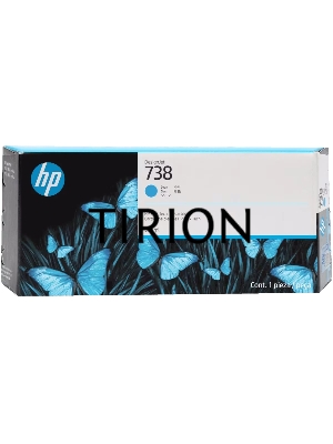 Картридж струйный HP 738 300-ml Cyan DesignJet Ink Cartridge