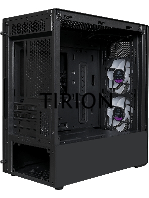 Компьютерный корпус Cooler Master MasterCase TD300 Mesh, USB3.0x2, 2x120ARGBFans, Black, mATX, w/o PSU