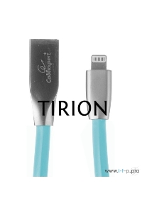 Кабель Cablexpert для Apple CC-G-APUSB01Bl-1M, AM/Lightning, серия Gold, длина 1м, синий, блистер