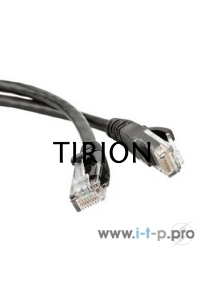 Патч-корд Hyperline F/UTP, экранированный, Cat.5е, LSZH, 5 м, черный PC-LPM-STP-RJ45-RJ45-C5e-5M-LSZH-BK