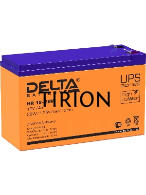 Батарея Delta HR 12-28 W (12V, 7Ah)