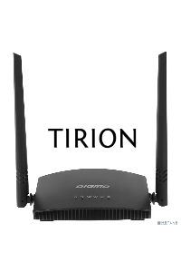 Роутер беспроводной Digma DWR-N301 N300 10/100BASE-TX черный (упак.:1шт)