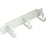 Кабельный органайзер вертикальный Lanmaster TWT-CBW10-ORG-1U-GY кольца 1U шир.:10