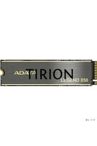 Накопитель SSD ADATA LEGEND 850, 1Tb, PCIe 4.0 x4, M.2 2280, NVMe, R/W 5000/4500, с радиатором