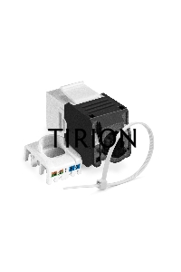 Модуль-вставка Keystone Jack RJ-45 ExeGate KJ-8P8C-U-C6A-180-TL (Кат.6A, неэкранированная, 180 градусов, IDC Toolless (без инструмента))