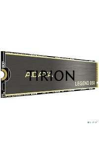 Накопитель SSD ADATA LEGEND 850, 1Tb, PCIe 4.0 x4, M.2 2280, NVMe, R/W 5000/4500, с радиатором