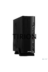 Компьютерный корпус Exegate EX268693RUS Компьютерный корпус MiniITX Exegate MI-208 Black, miniITX/mATX, <M300, 80mm>, 2*USB, Audio
