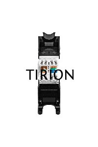 Модуль-вставка Keystone Jack RJ-45 ExeGate KJ-8P8C-U-C6A-180-TL (Кат.6A, неэкранированная, 180 градусов, IDC Toolless (без инструмента))
