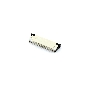 Разъем FPC  Half Coverage Bottom Contact 1.0K-BX-12PWB 12 pin высота 2мм шаг 1мм