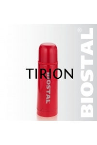 Термос Biostal NB-350 C-R 0,35 л., узкое горло, с кноп. цв.красный