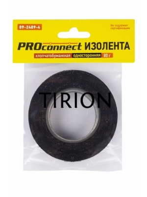 Изолента ХБ PROconnect 18 х 0,35 мм, (ролик 11,3 м/80 г) (2-ПОЛ)