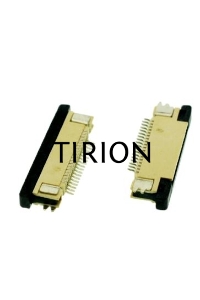 Разъем FPC  Half Coverage Bottom Contact 1.0K-BX-28PWB 28 pin высота 2мм шаг 1мм